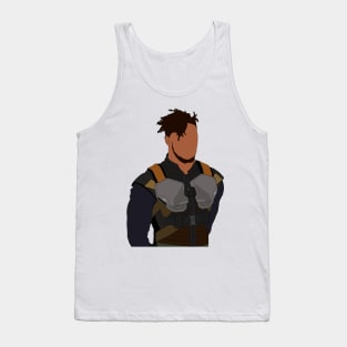 Erik Killmonger Fan Art Sticker Tank Top